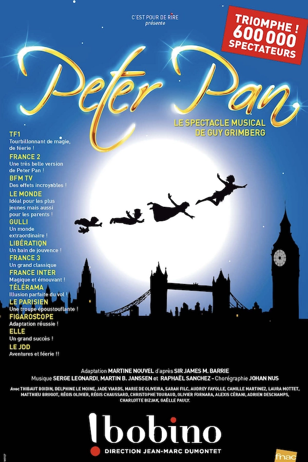 Affiche Peter Pan- Johan Nus  Chorégraphe